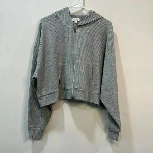 NWOT Faded Rose Essentials XL Juniors Zip Front Long Sleeve Hoodie - Picture 1 of 11